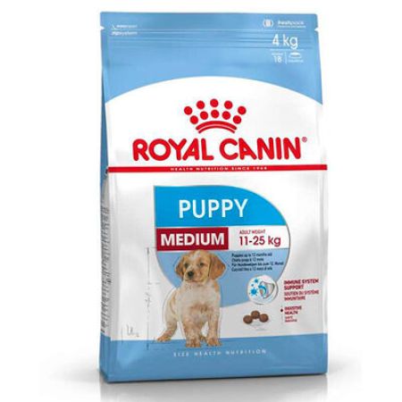Royal Canin Medium Puppy Orta Irk Yavru Köpek Maması 15 Kg + Wanpy Creamy Treat 5x14 Gr