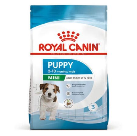 Royal Canin Mini Puppy Küçük Irk Yavru Köpek Maması 4 Kg + Wanpy Creamy Treat 5x14 Gr