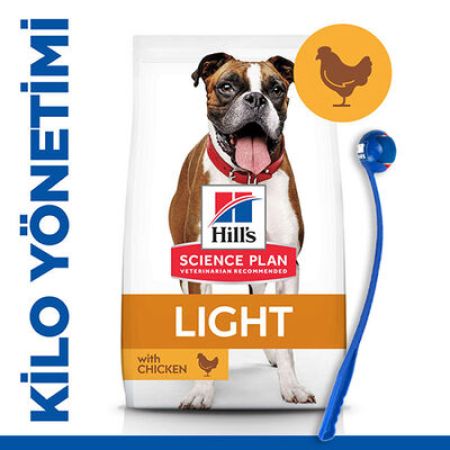 Hills Light Tavuklu Diyet Köpek Maması 14 Kg + Top Fırlatıcı Oyuncak