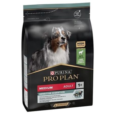 Pro Plan Kuzu Etli Hassas Sindirim Köpek Maması 3 Kg + Temizlik Mendili