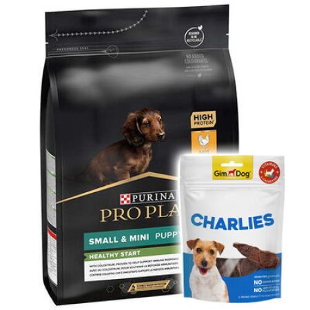 Pro Plan Puppy Tavuk Etli Küçük Irk Yavru Köpek Maması 3 Kg + Gimdog 70 Gr Köpek Ödülü