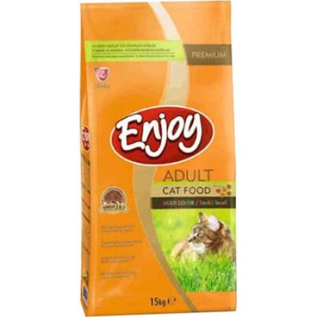 Enjoy Multi Color Tavuk Etli Renkli Kedi Maması 15 Kg