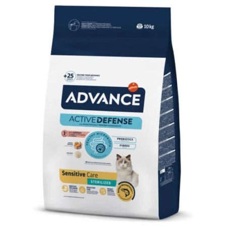 Advance Sterilized Kısırlaştırılmış Somonlu Kedi Maması 10 Kg + Temizlik Mendili