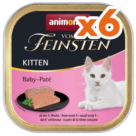 Animonda 83207 Vom Feinsten Kitten (Baby Pate) Yavru Kedi Yaş Maması 100 Gr x 6 Adet