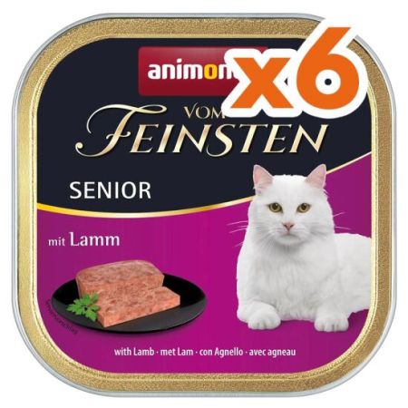 Animonda 83237 Vom Feinsten Senior Kuzu Etli Yaşlı Kedi Yaş Maması 100 Gr x 6 Adet