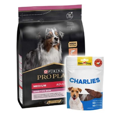 Pro Plan Sensitive Somon Hassas Köpek Maması 3 Kg + Gimdog 70 Gr Köpek Ödülü