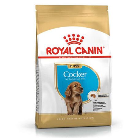 Royal Canin Cocker Puppy Irk Yavru Köpek Maması 3 Kg + Wanpy Creamy Treat 5x14 Gr