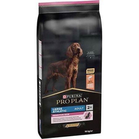 Pro Plan Large Athletic Sensitive Skin Büyük Irk Somonlu Köpek Maması 14 Kg + Temizlik Mendili
