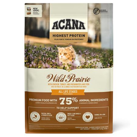 Acana Wild Prairie Tahılsız Tavuklu Kedi Maması 4,5 Kg 