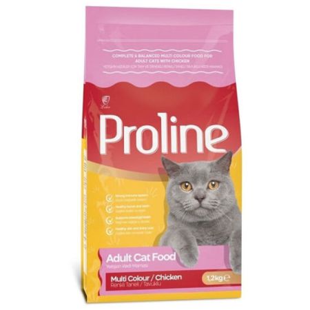 ProLine Multi Colour Renkli Taneli Kedi Maması 1,2 Kg