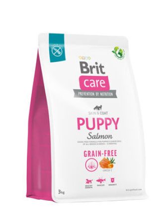 Brit Care Puppy Somonlu Yavru Tahılsız Köpek Maması 3 Kg + Temizlik Mendili