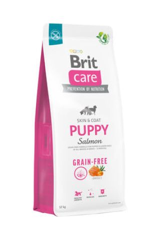 Brit Care Puppy Somonlu Yavru Tahılsız Köpek Maması 12 Kg + 2 Adet Pro Choice Konserve 400 Gr