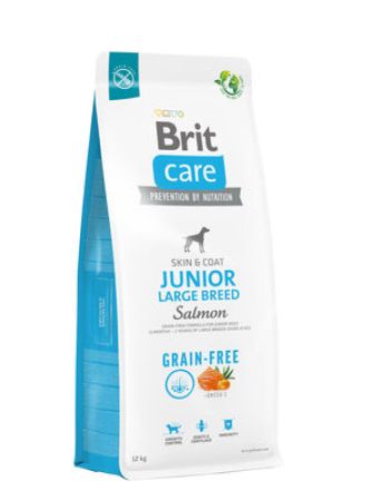 Brit Care Junior Large Somon Büyük Irk Yavru Köpek Maması 12 Kg + 2 Adet Pro Choice Konserve 400 Gr