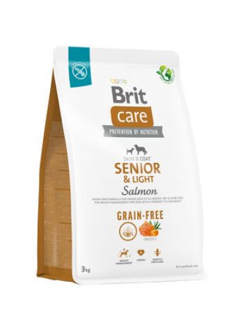 Brit Care Senior Light Tahılsız Yaşlı Köpek Maması 3 Kg + Temizlik Mendili