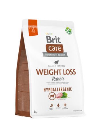 Brit Care Weight Loss Tavşanlı Köpek Maması 3 Kg + Temizlik Mendili