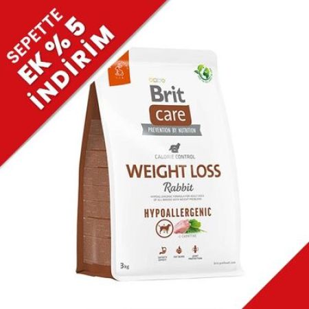 Brit Care Weight Loss Tavşanlı Köpek Maması 3 Kg