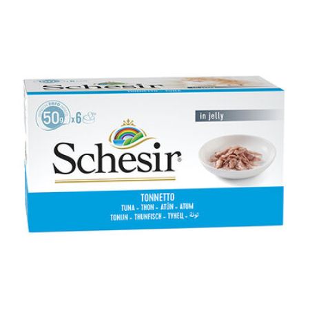 Schesir C100 Multipack Ton Balıklı Kedi Yaş Maması 50 Gr - 6 Al 5 Öde