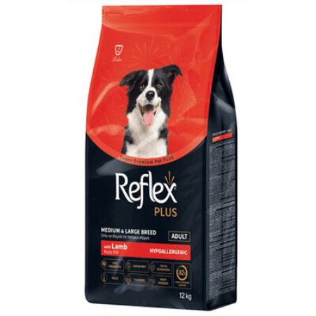 Reflex Plus Kuzu Orta ve Büyük Irk Köpek Maması 12 Kg 