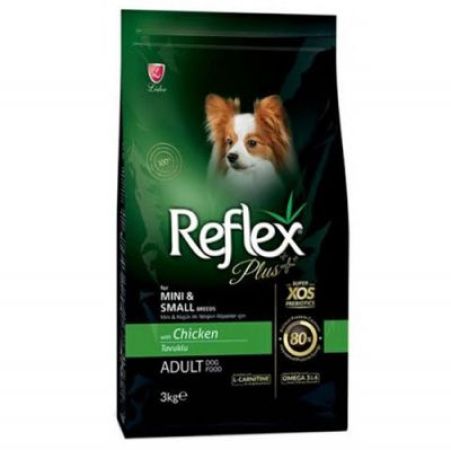 Reflex Plus Mini & Small Tavuklu Küçük Irk Köpek Maması 3 Kg