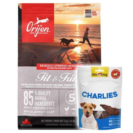 Orijen Fit Trim Tahılsız Köpek Maması 2 Kg + Gimdog 70 Gr Köpek Ödülü