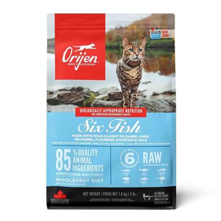 Orijen Six Fish 6 Balıklı Tahılsız Kedi Maması 1,8 Kg