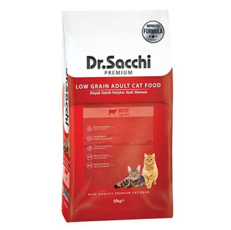 Dr. Sacchi Biftekli Kedi Maması 10 Kg