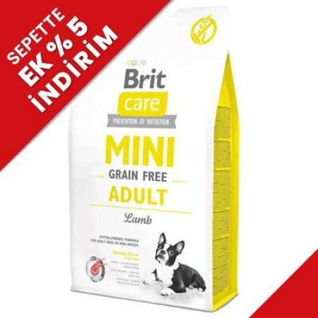 Brit Care Mini Adult Kuzulu Küçük Irk Tahılsız Köpek Maması 2 Kg