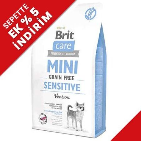 Brit Care Mini Sensitive Geyikli Küçük Irk Tahılsız Köpek Maması 2 Kg