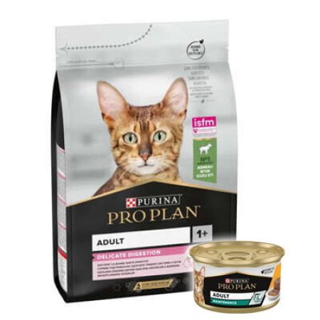 Pro Plan Delicate Kuzu Etli Hassas Sindirim Kedi Maması 1,5 Kg + Pro Plan 85 Gr Yaş Mama