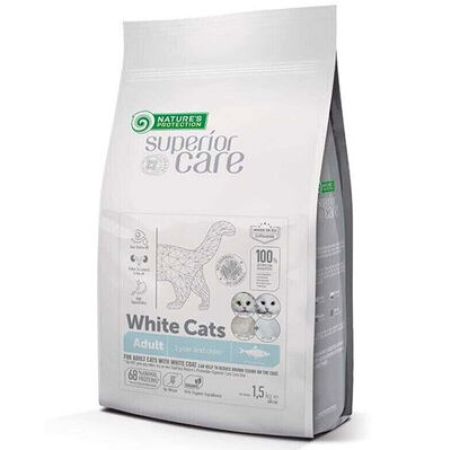 Natures Protection White Cat Beyaz Tüylü Kedi Maması 1,5 Kg