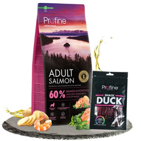 Profine Adult Somonlu Köpek Maması 12 Kg + 1 Adet Profine Ödül