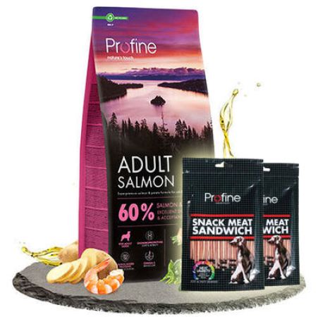 Profine Adult Somonlu Köpek Maması 12 Kg + 2 Adet Profine Köpek Ödülü
