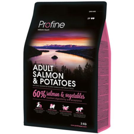 Profine Adult Somon ve Patates Hipo-Alerjenik  Köpek Maması 3 Kg