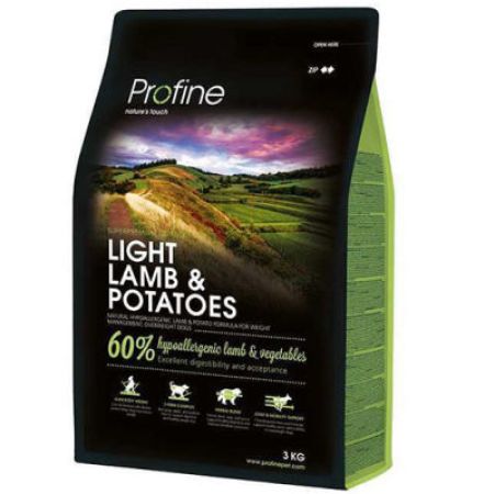 Profine Light Lamb Kuzu Etli ve Patates Hipo-Alerjenik Köpek Maması 3 Kg