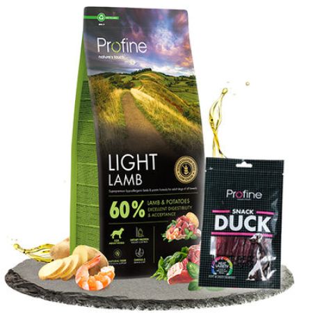 Profine Light Lamb Kuzu Etli Hipo-Alerjenik Köpek Maması 12 Kg + 1 Adet Profine Ödül