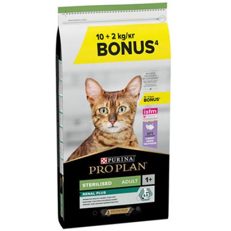 Pro Plan Kısırlaştırılmış Hindi Etli Kedi Maması 10 + 2 Kg (Toplam 12 Kg) 