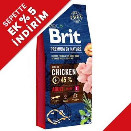 Brit Premium Large Tavuklu Büyük Irk Köpek Maması 15 Kg