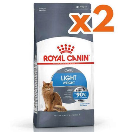 Royal Canin Light Weight Düşük Kalorili Kedi Maması 1,5 Kg x 2 Adet + 2 Adet Wanpy Creamy Treat 5x14 Gr