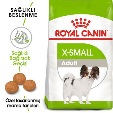 Royal Canin X-Small Küçük Irk Köpek Maması 1,5 Kg x 2 Adet + Temizlik Mendili