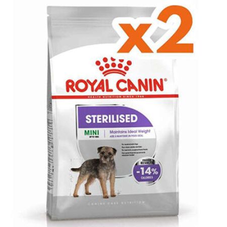 Royal Canin Mini Sterilised Küçük Irk Kısırlaştırılmış Köpek Maması 3 Kg x 2 Adet + 2 Adet Wanpy Creamy Treat 5x14 Gr
