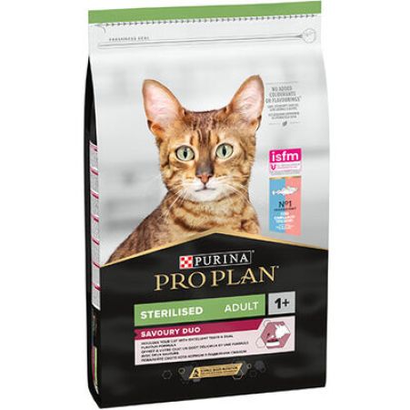 Pro Plan Kısırlaştırılmış Morina ve Alabalık Kedi Maması 10 Kg 