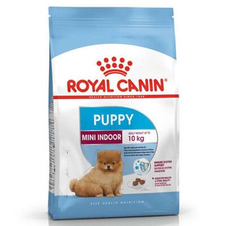 Royal Canin Mini Indoor Puppy Yavru Köpek Maması 1,5 Kg + Wanpy Creamy Treat 5x14 Gr