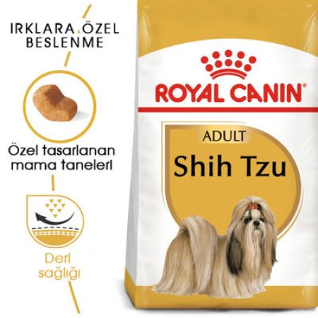 Royal Canin Shih Tzu Adult Yetişkin Köpek Irk Maması 1,5 Kg + Temizlik Mendili