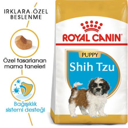 Royal Canin Shih Tzu Puppy Yavru Köpek Irk Maması 1,5 Kg + Temizlik Mendili