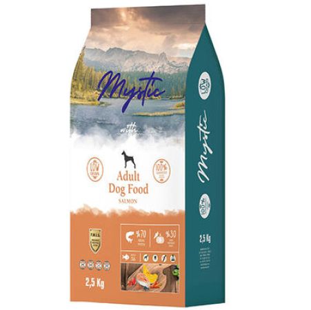Mystic Düşük Tahıllı Somonlu Köpek Maması 2,5 Kg + 2 Adet Mystic 400 Gr Konserve