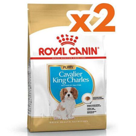 Royal Canin Cavalier King Charles Puppy Yavru Köpek Maması 1,5 Kg x 2 Adet + 2 Adet Wanpy Creamy Treat 5x14 Gr