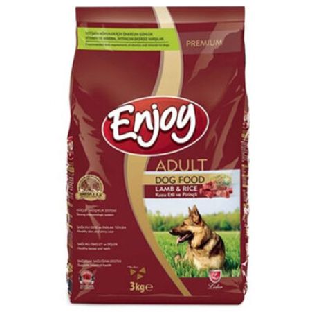 Enjoy Lamb Kuzu Etli Yetişkin Köpek Maması 3 Kg