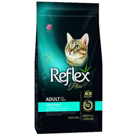 Reflex Plus Sterilised Somonlu Kısırlaştırılmış Kedi Maması 8 Kg