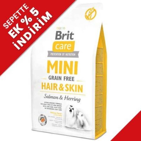 Brit Care Mini Hair Skin Küçük Irk Tahılsız Köpek Maması 7 Kg