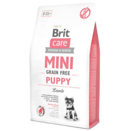 Brit Care Mini Puppy Küçük Irk Yavru Tahılsız Köpek Maması 7 Kg + Temizlik Mendili